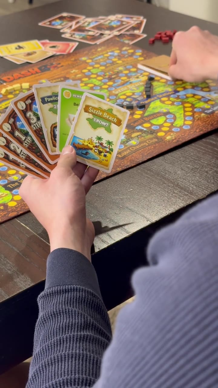 A complete turn of Diggy Dash gameplay